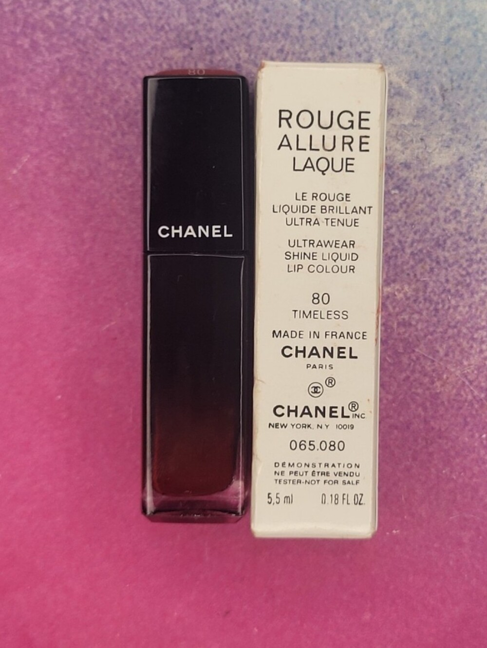 Chanel Rouge Allure Laque Ultra Wear Shine Liquid Lip Colour 80 Timeless